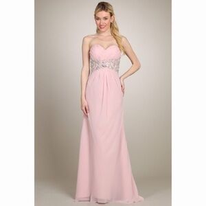 MY Fashion YY0316 Strapless Dress w Corset Back S